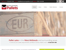 Tablet Screenshot of blackcountrypallets.co.uk